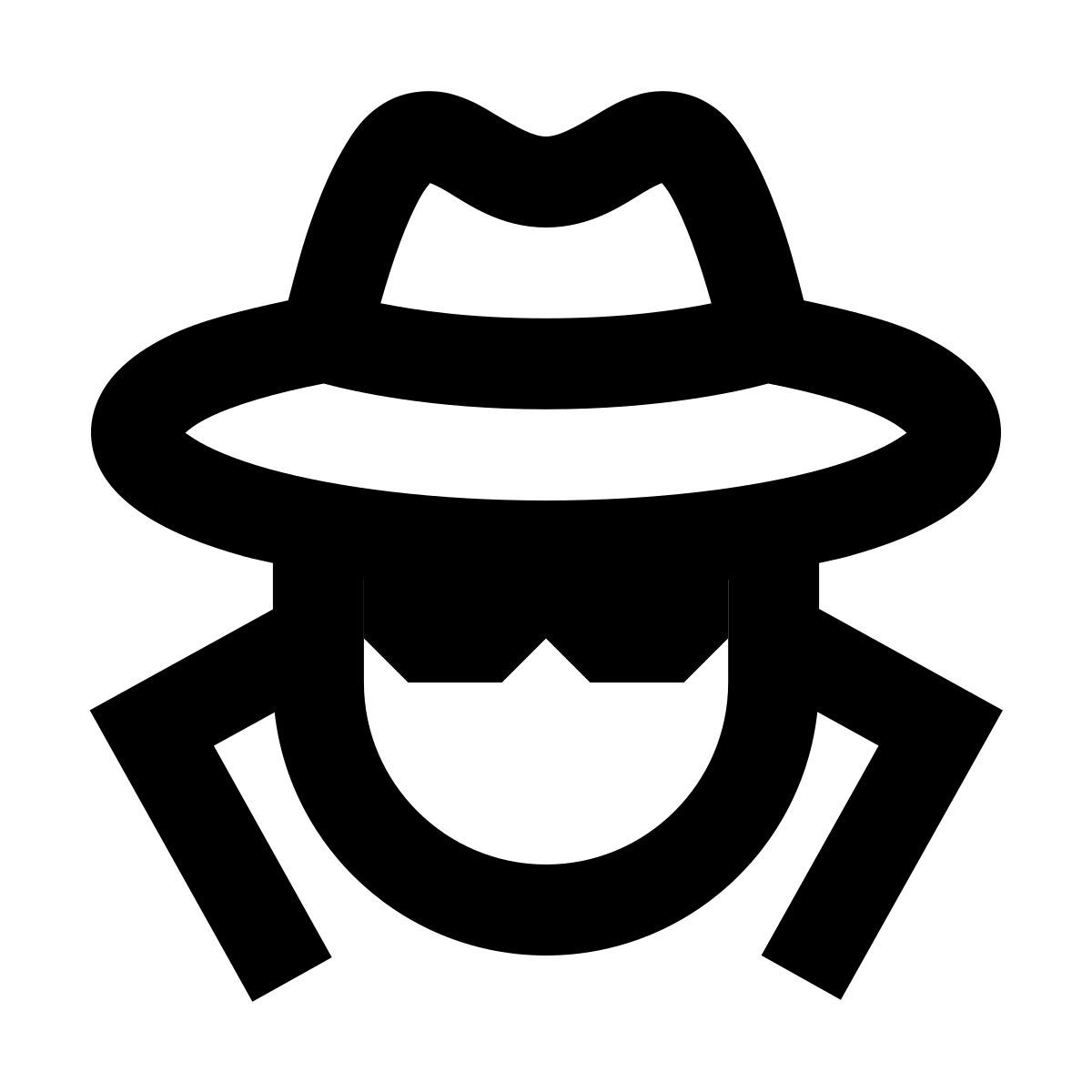 forma regular sharp style spy male icon