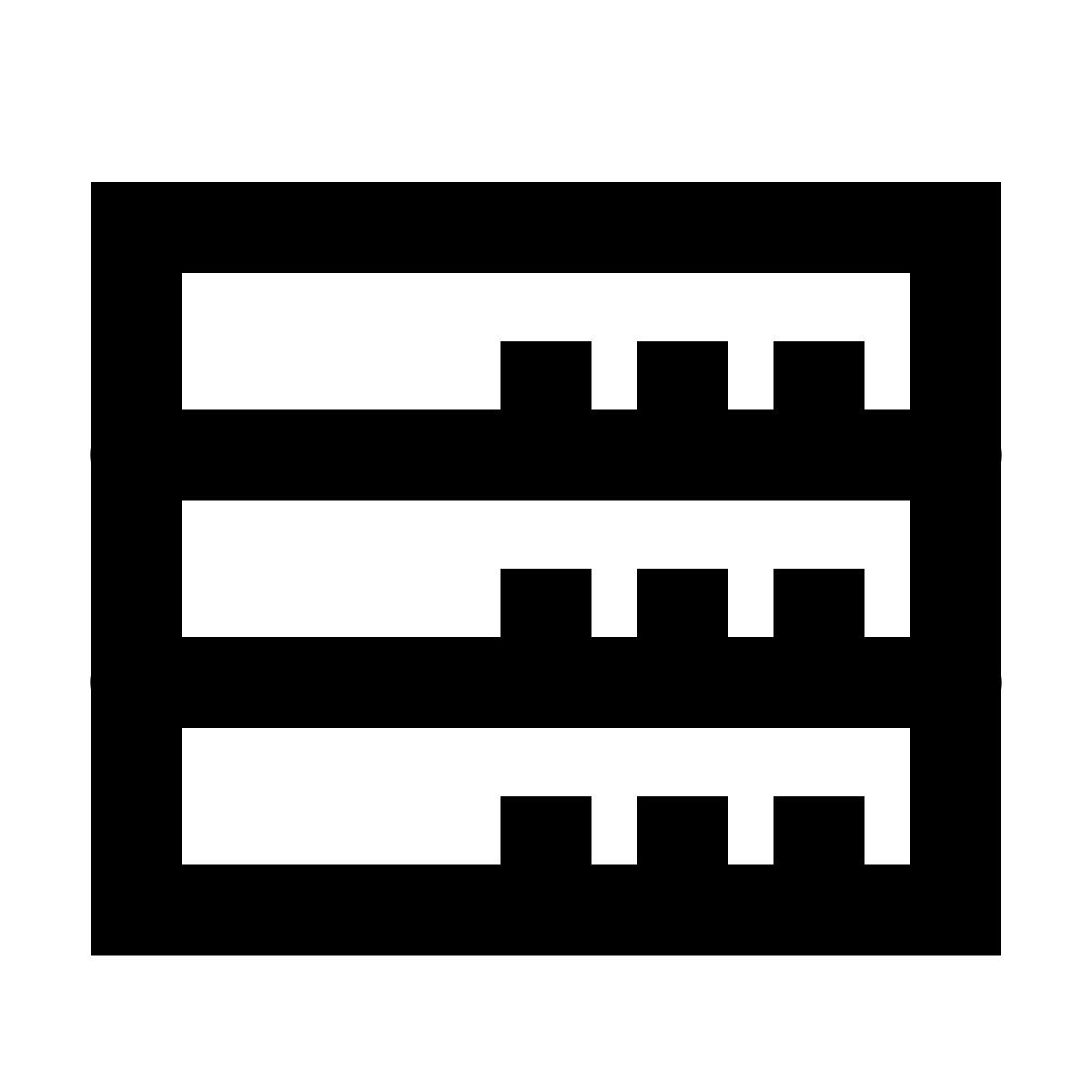 forma regular sharp style stack icon