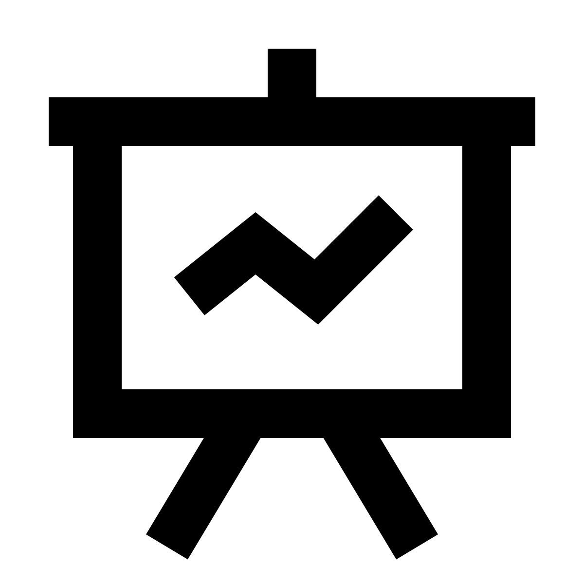 forma regular sharp style statistiche icon