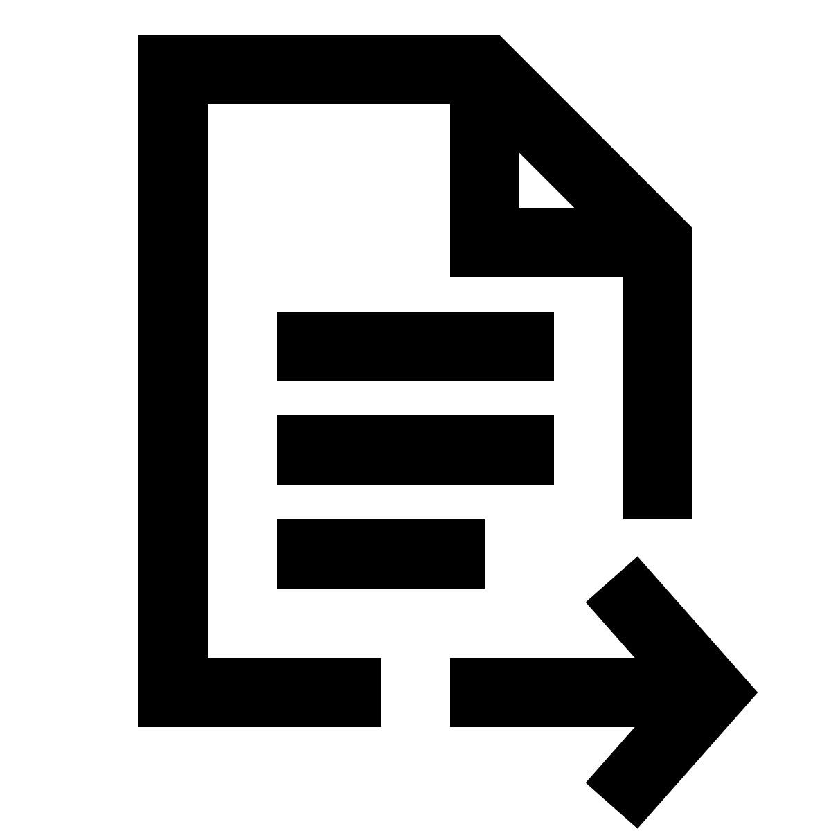 forma regular sharp style envoyer un document icon