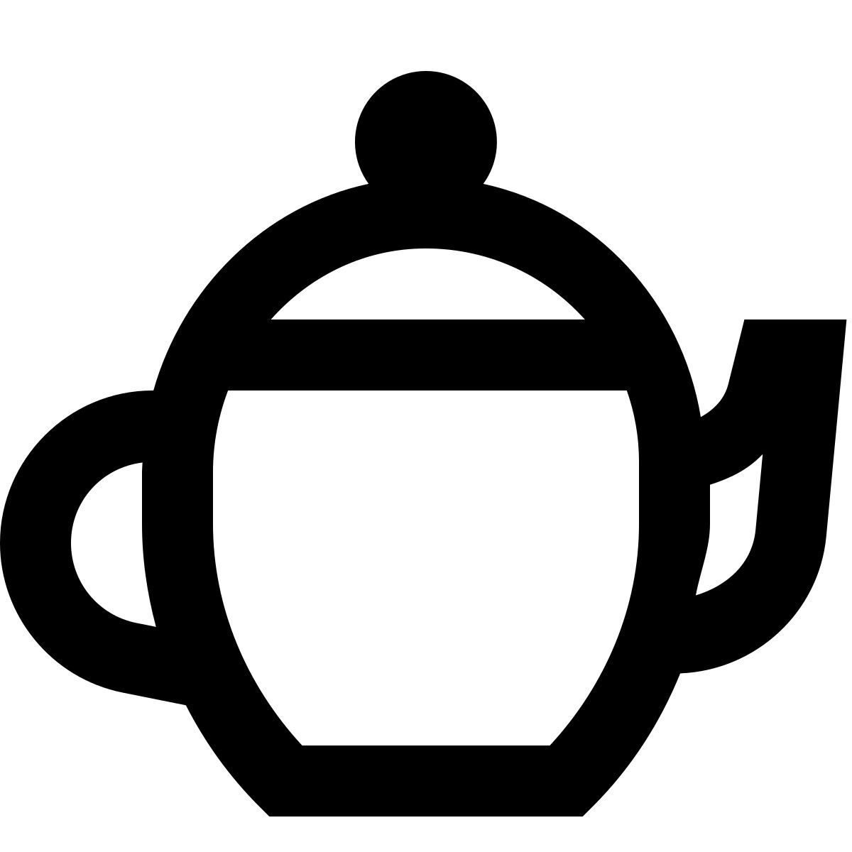 forma regular sharp style teiera icon