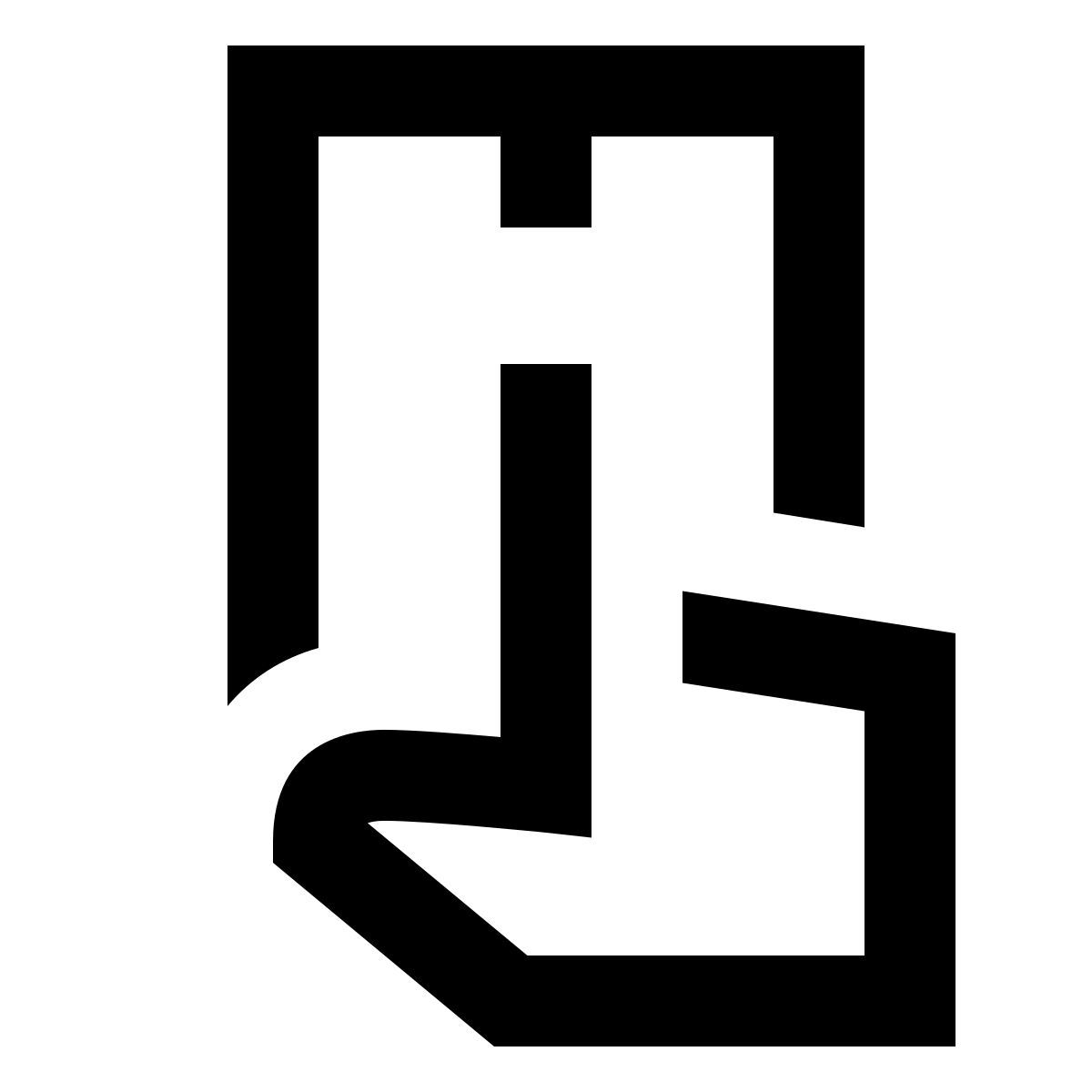 forma regular sharp style touchscreen icon