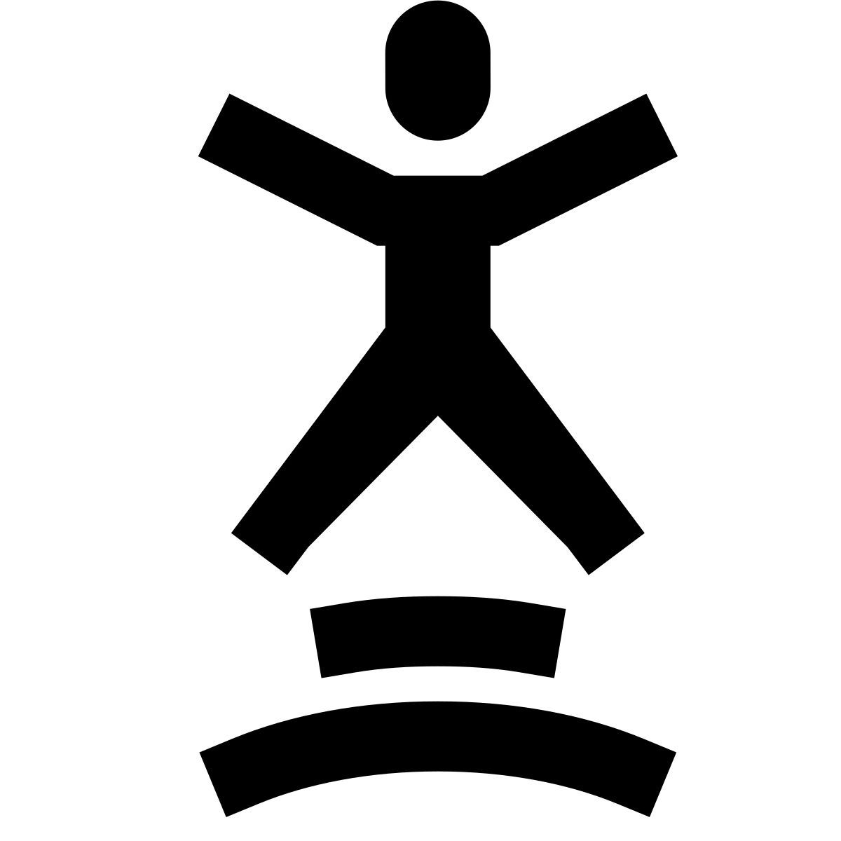 forma regular sharp style 트램펄린 공원 icon