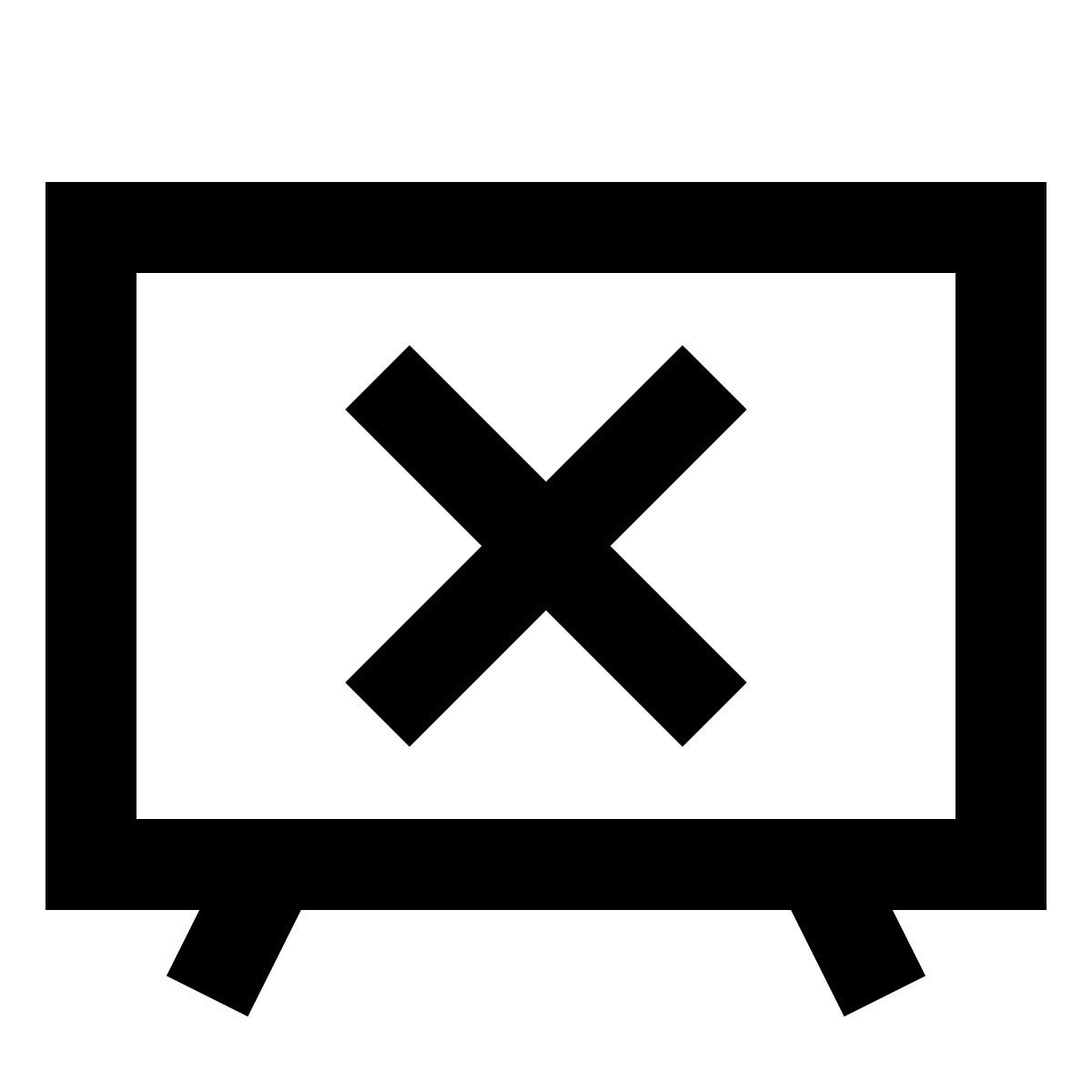 forma regular sharp style 电视关闭 icon