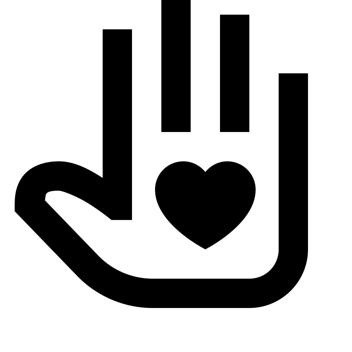 forma regular sharp style volunteering icon