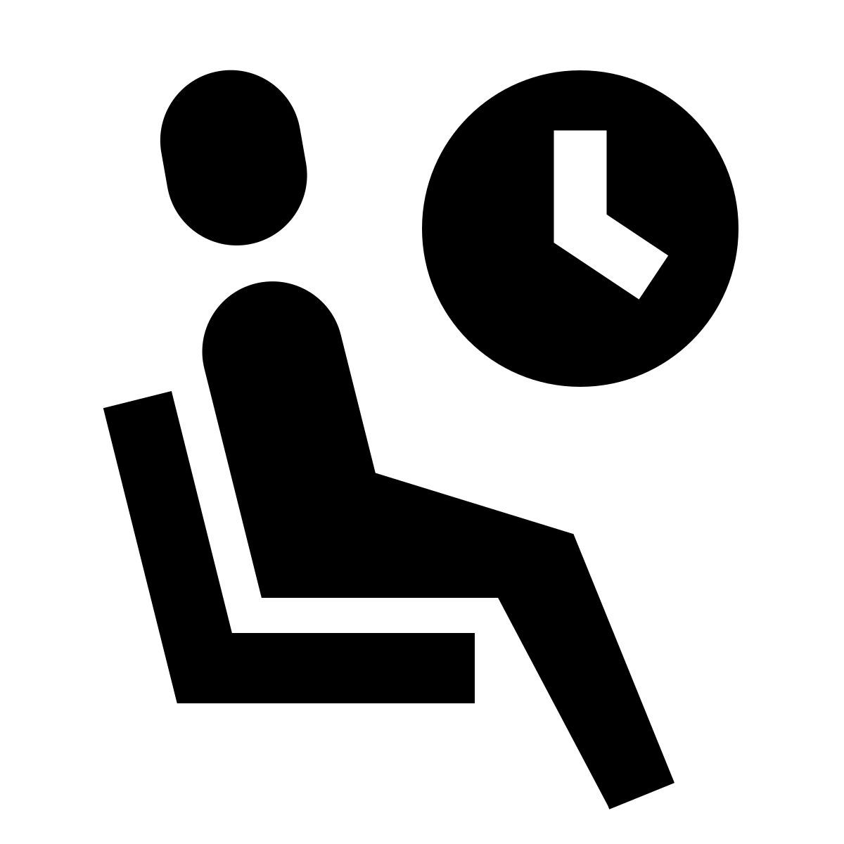 forma regular sharp style sala de espera icon