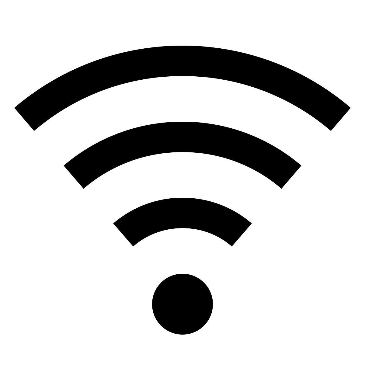 forma regular sharp style wi fi icon