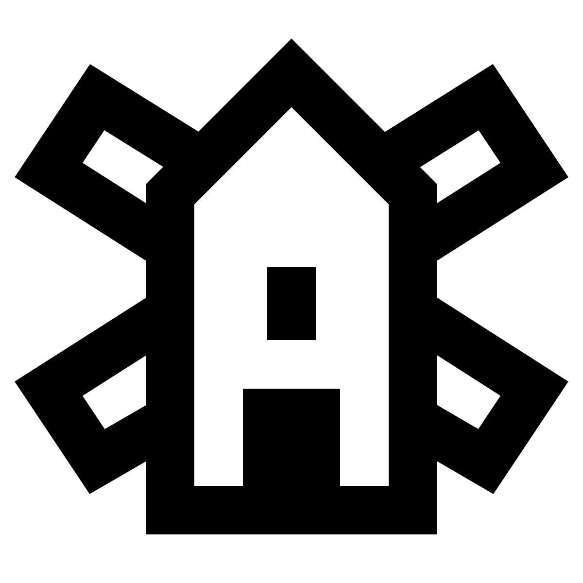 forma regular sharp style windmill icon