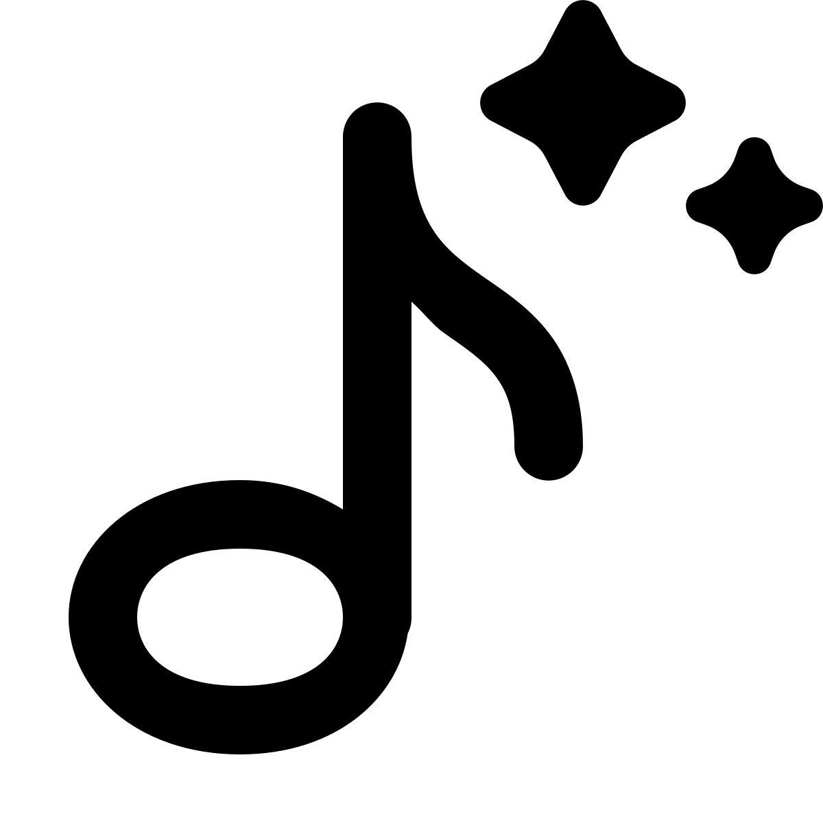 forma regular style ai generated music icon