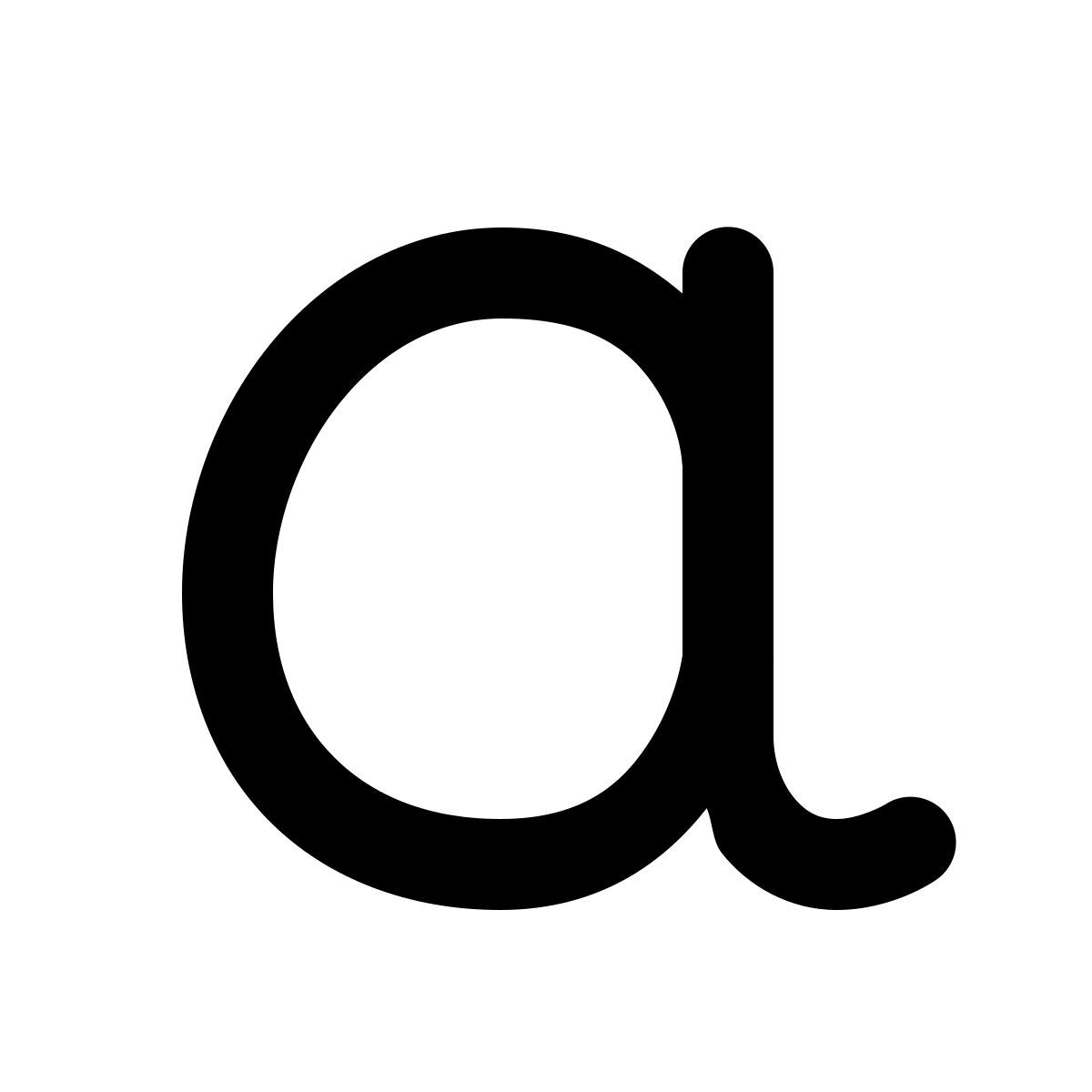 forma regular style alpha icon