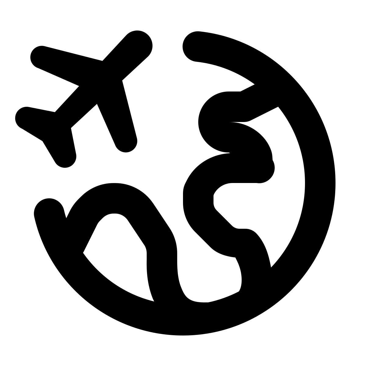 forma regular style around the globe icon