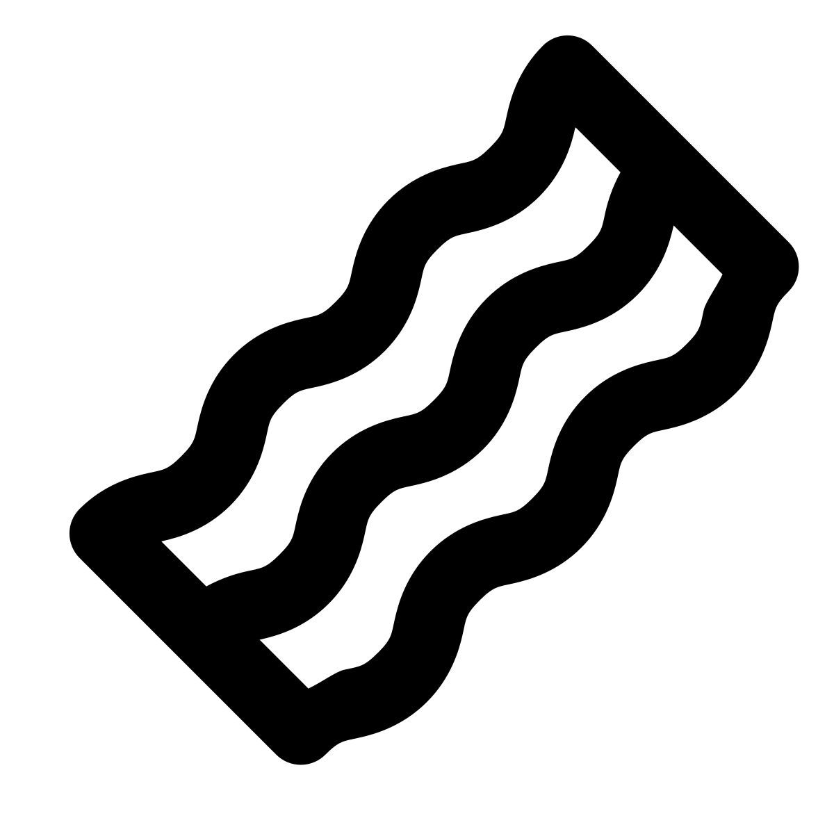 forma regular style bacon icon
