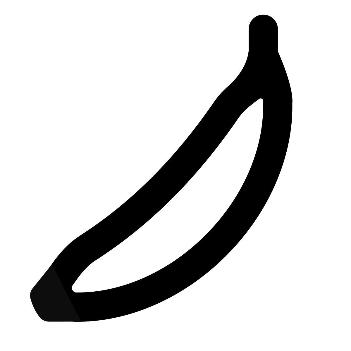 forma regular style plátano icon