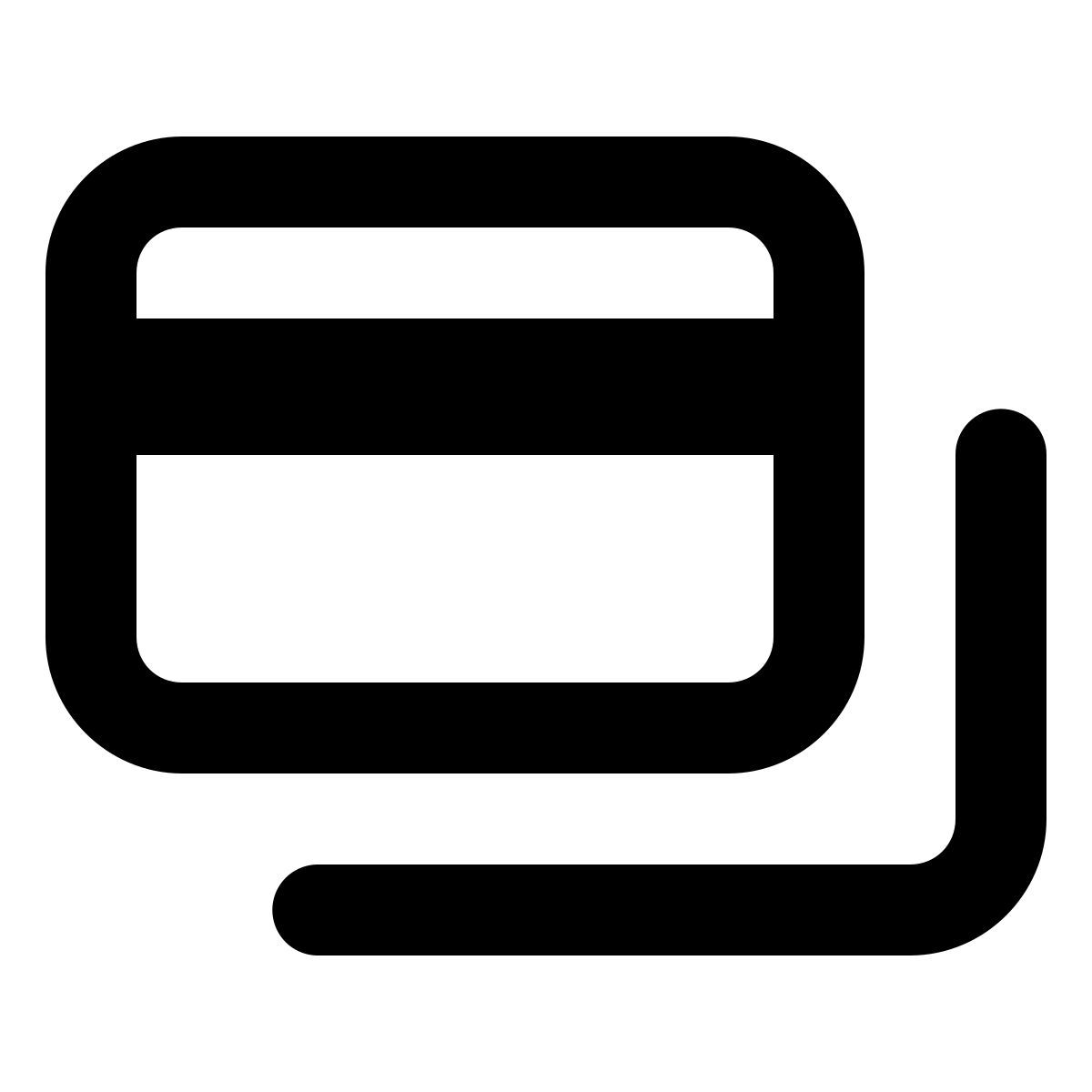 forma regular style bank cards icon