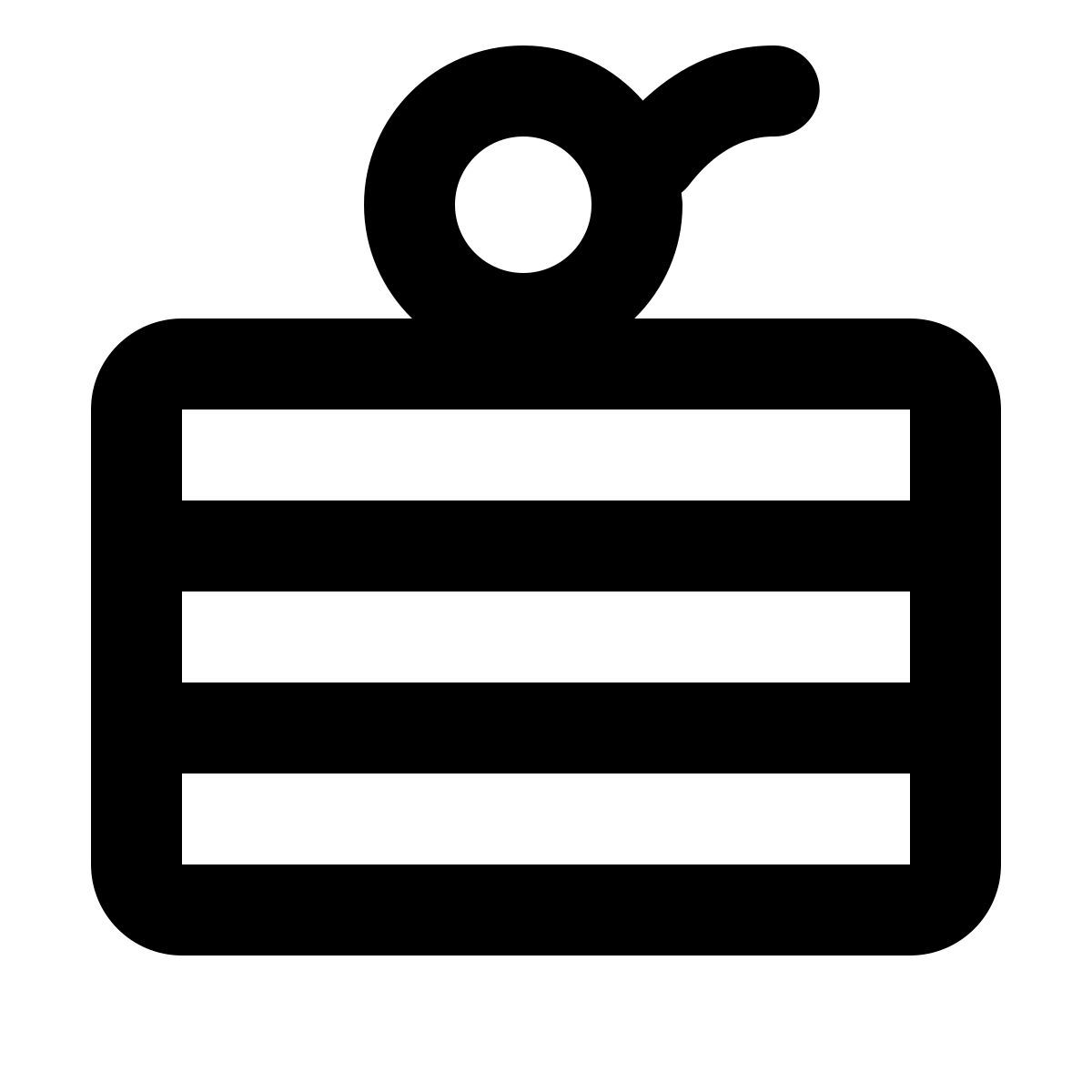 forma regular style 케이크 icon