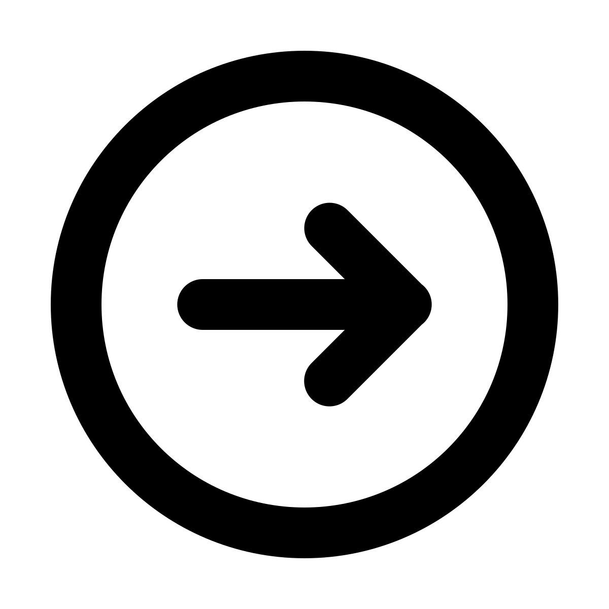 forma regular style eingekreist rechts 2 icon