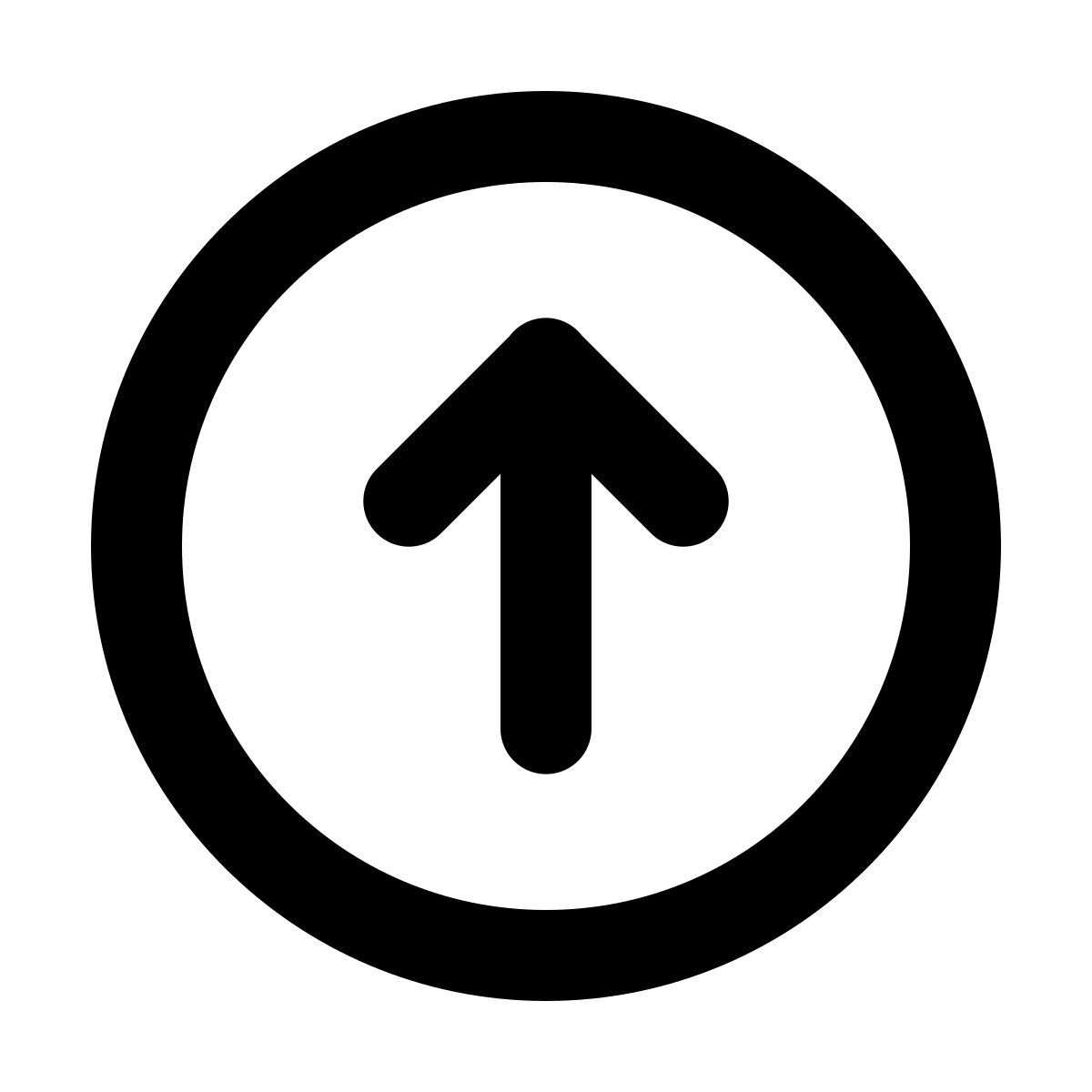 forma regular style scroll up icon