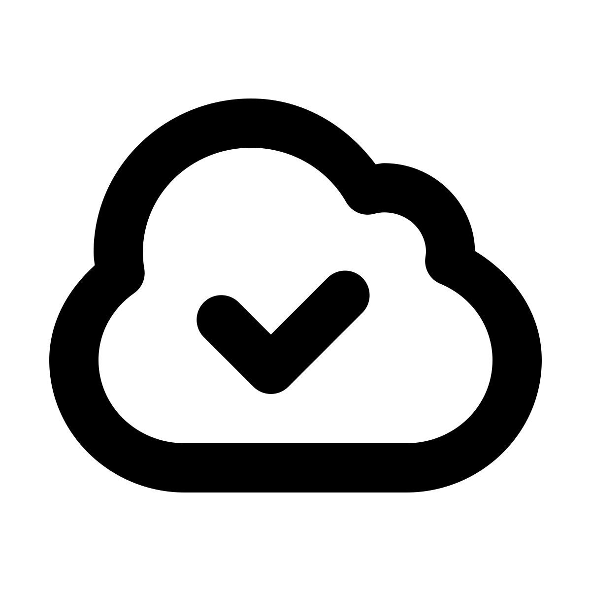 forma regular style 클라우드 검사 icon