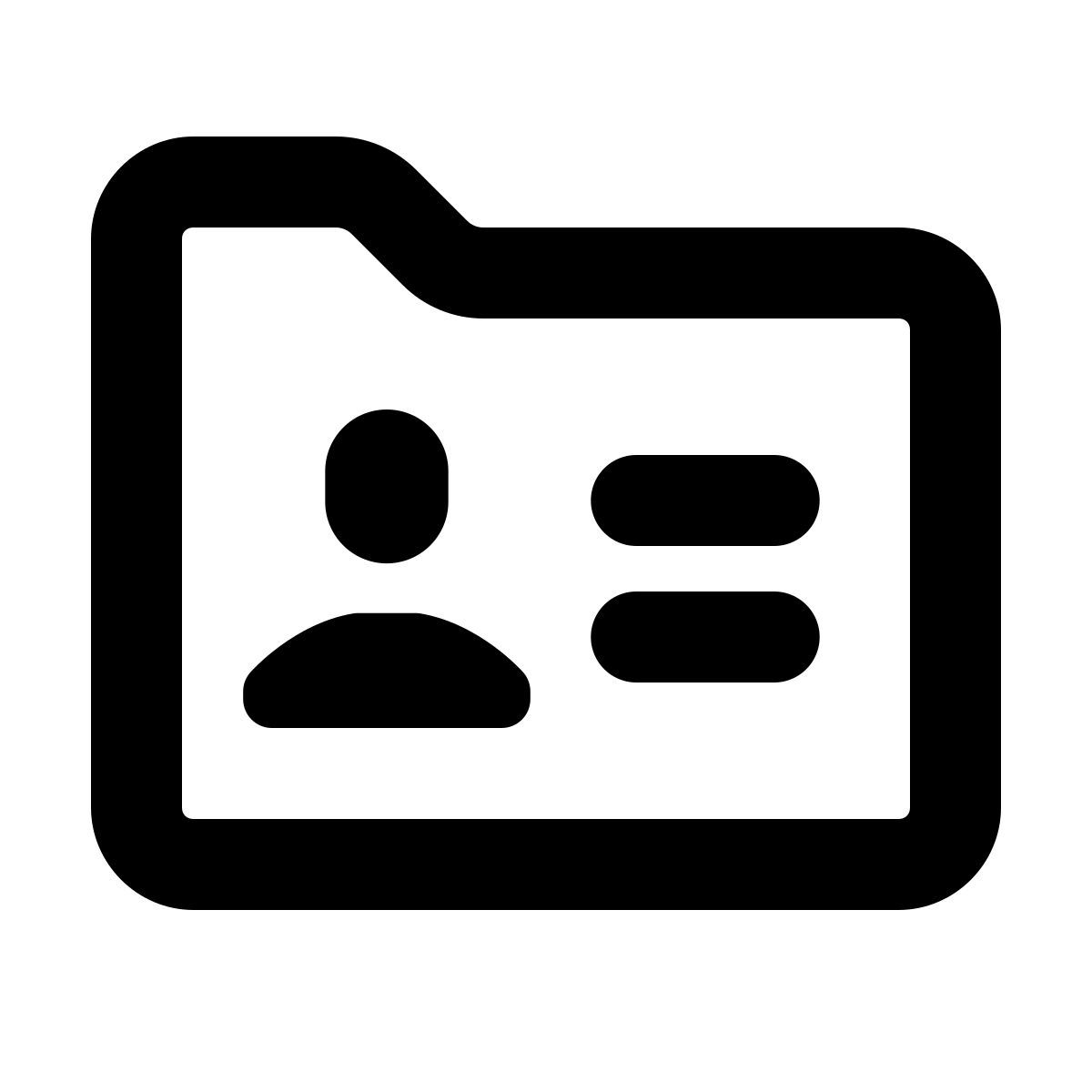 forma regular style visitenkarte icon