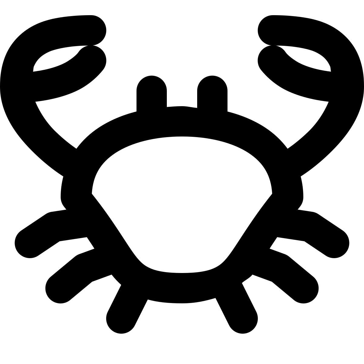 forma regular style crab icon