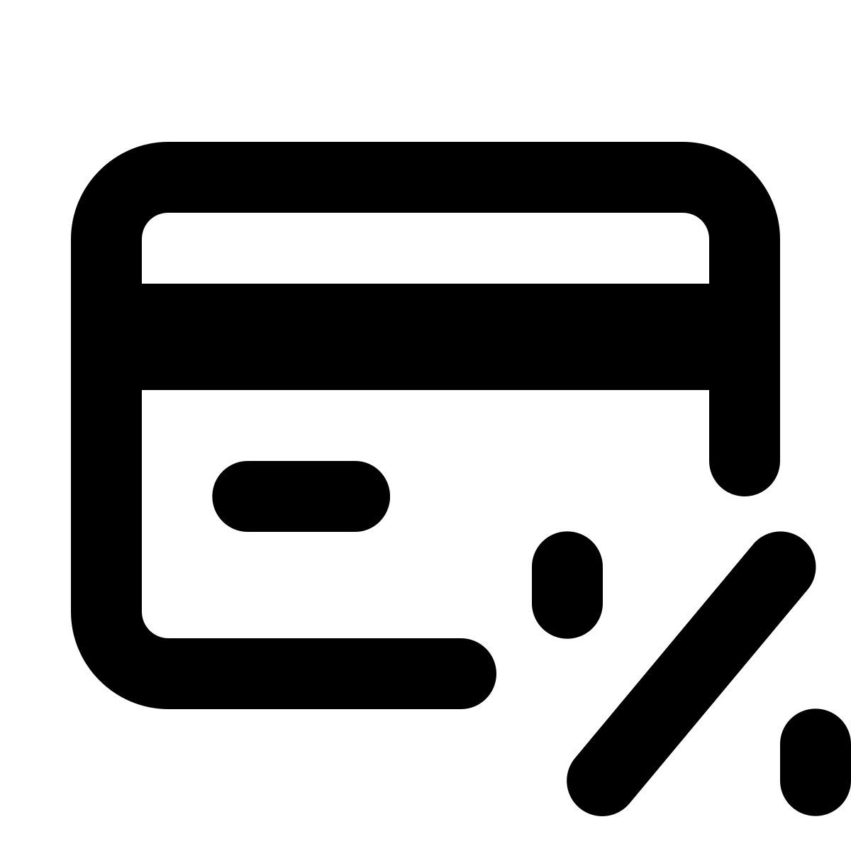 forma regular style 신용카드 이자 icon