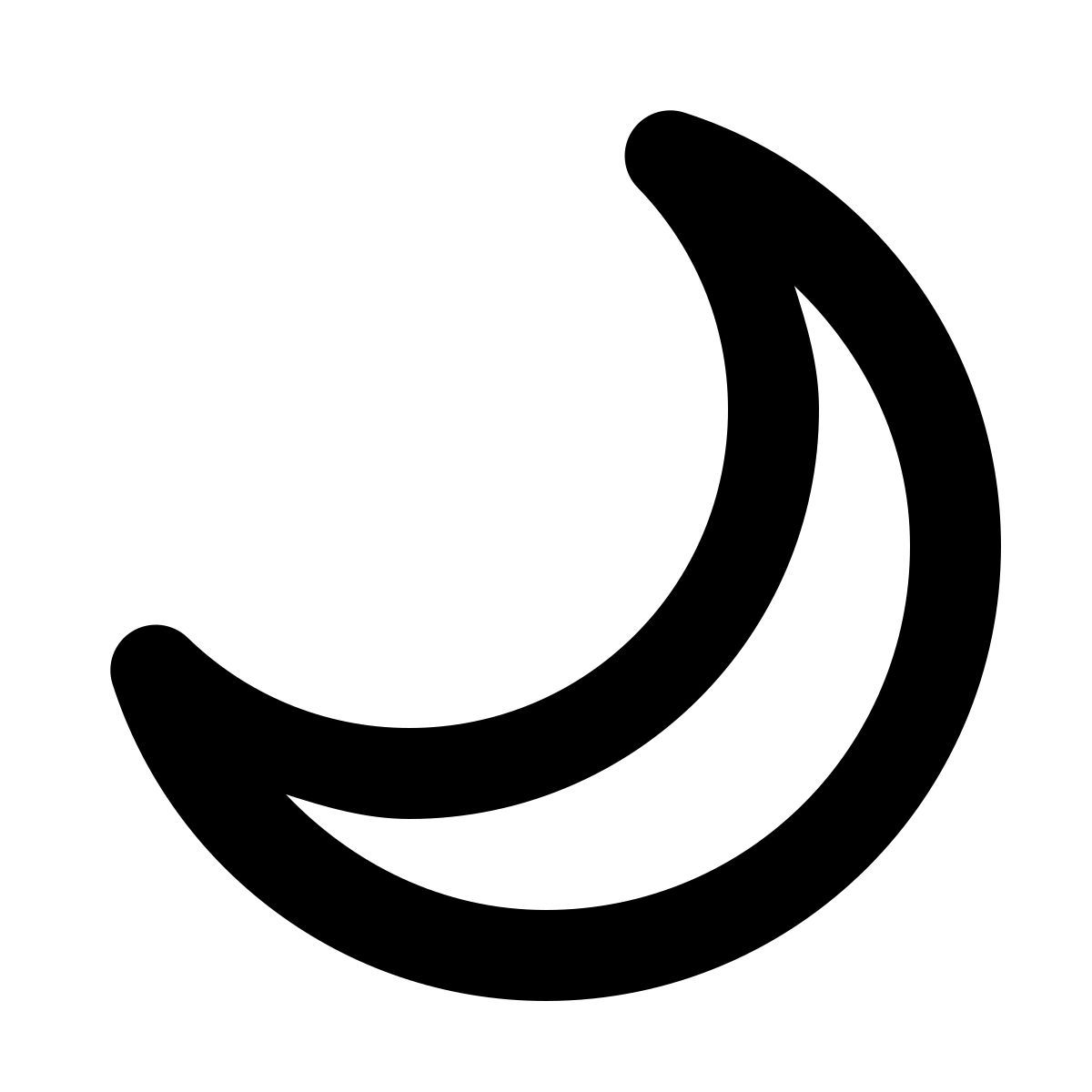 forma regular style 新月 icon