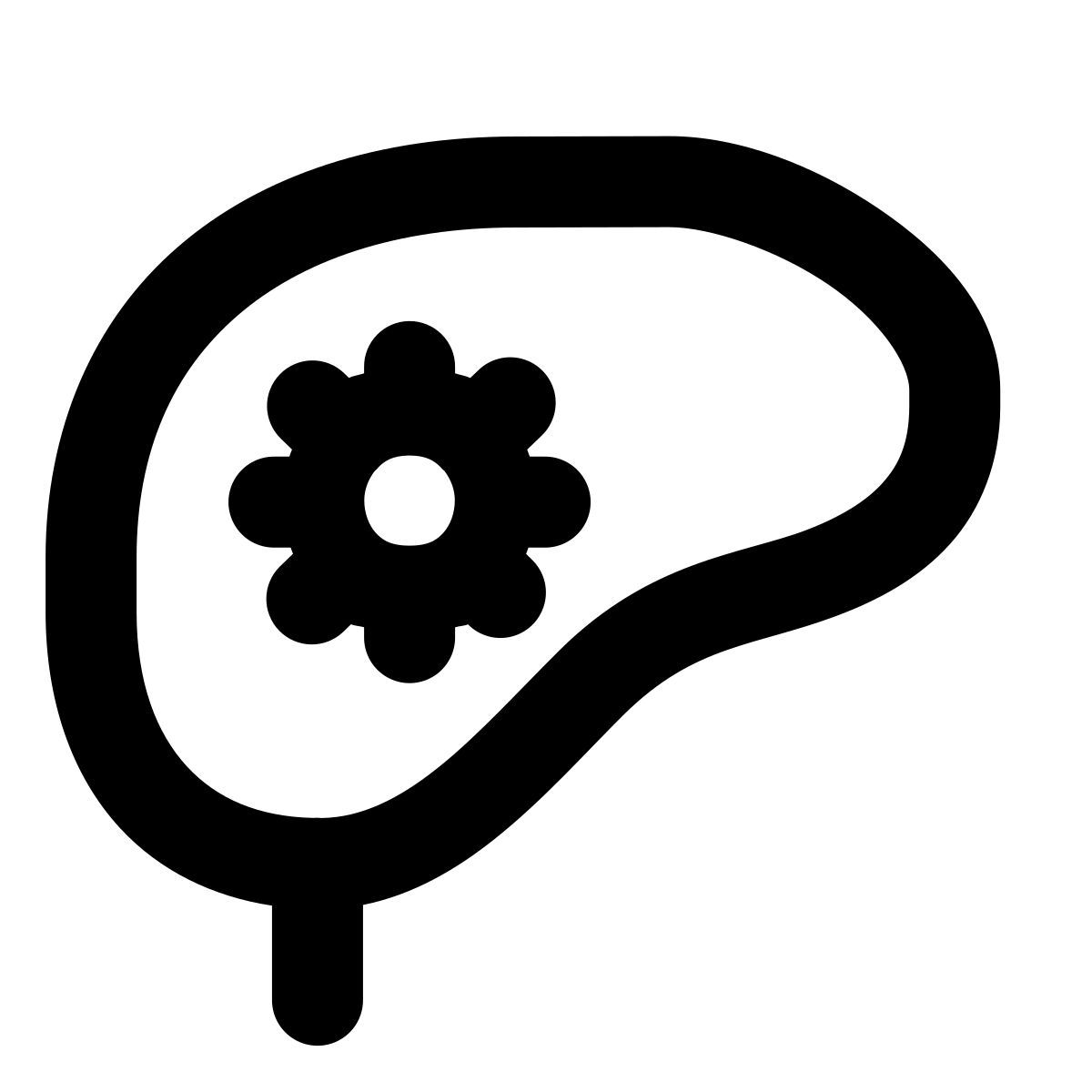 forma regular style pensar icon