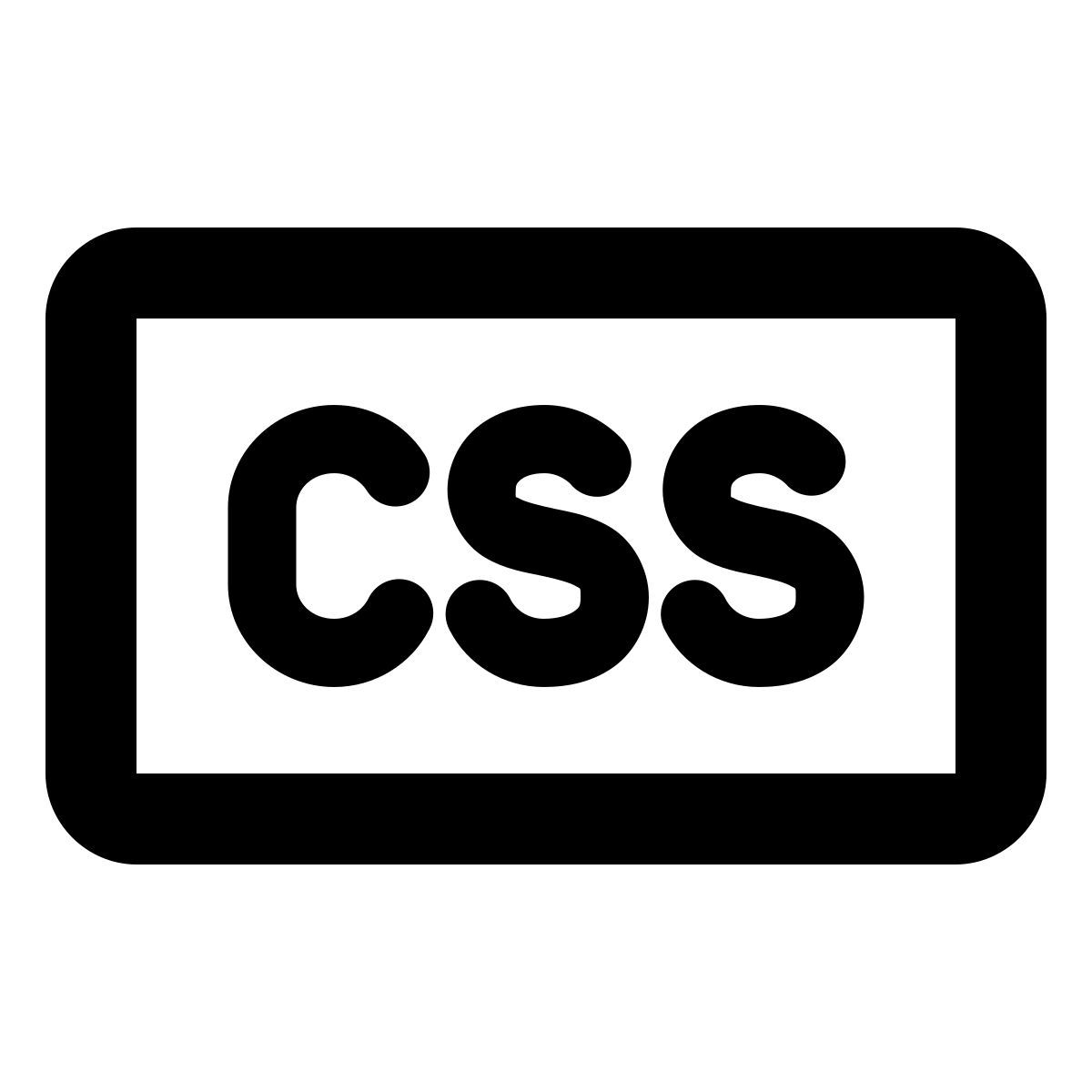 forma regular style css icon