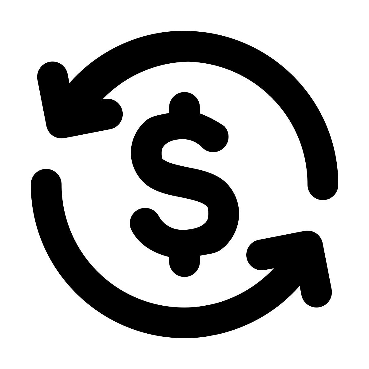forma regular style currency exchange icon
