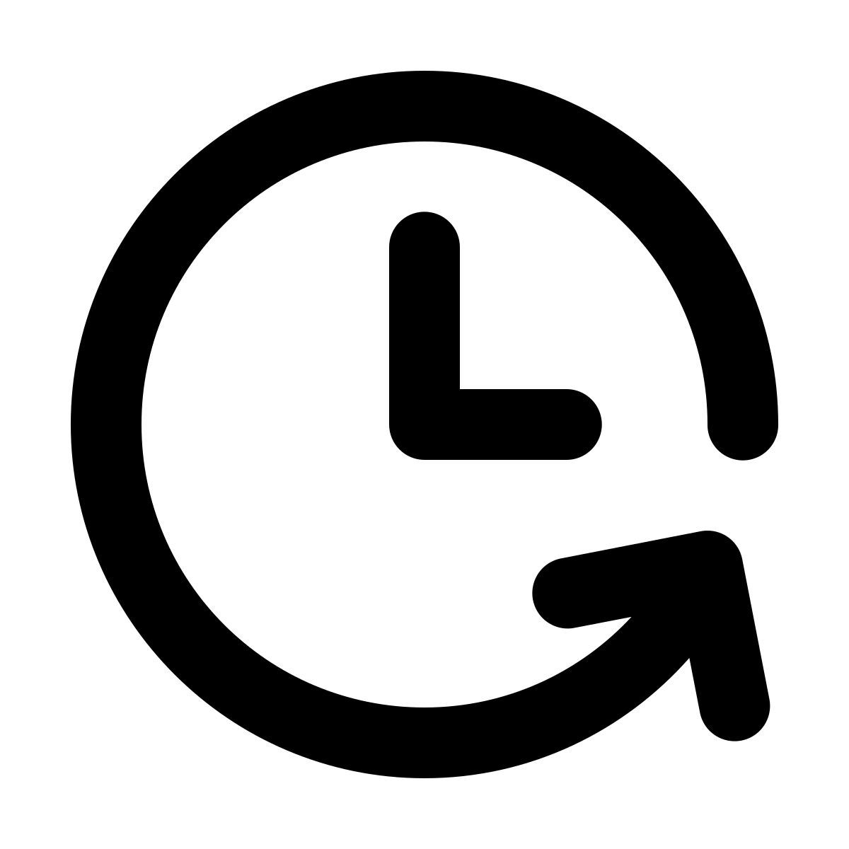 forma regular style 배달 시간 icon