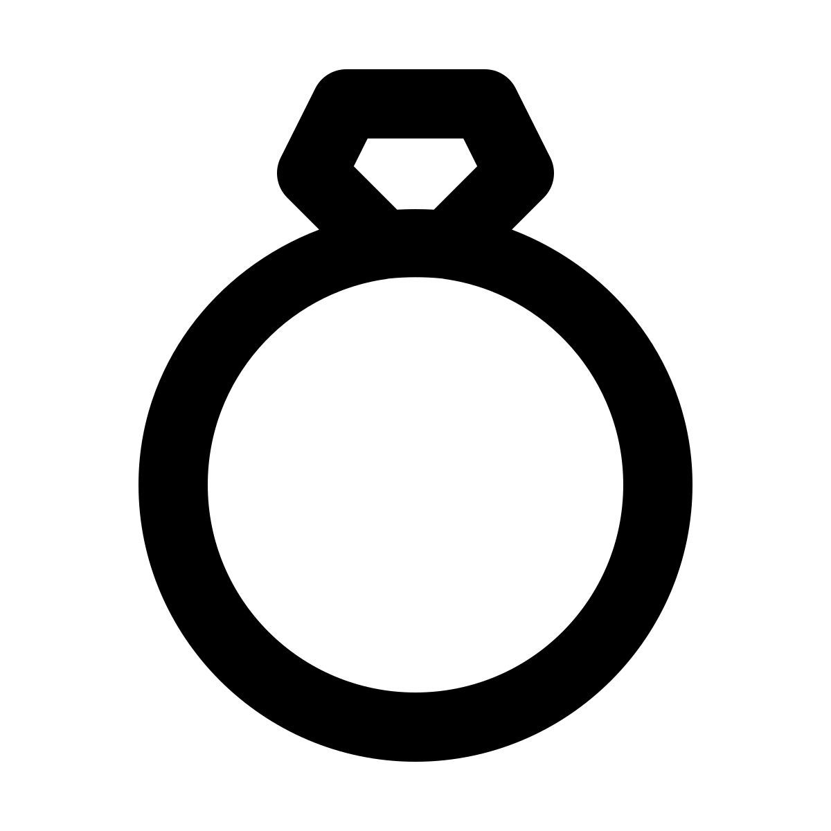 forma regular style 다이아몬드 반지 icon