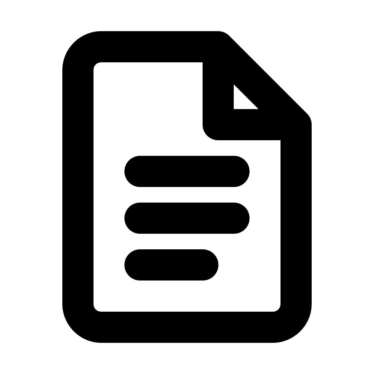 forma regular style document icon