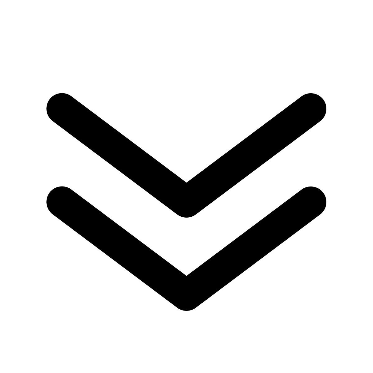 forma regular style doppelt runter icon