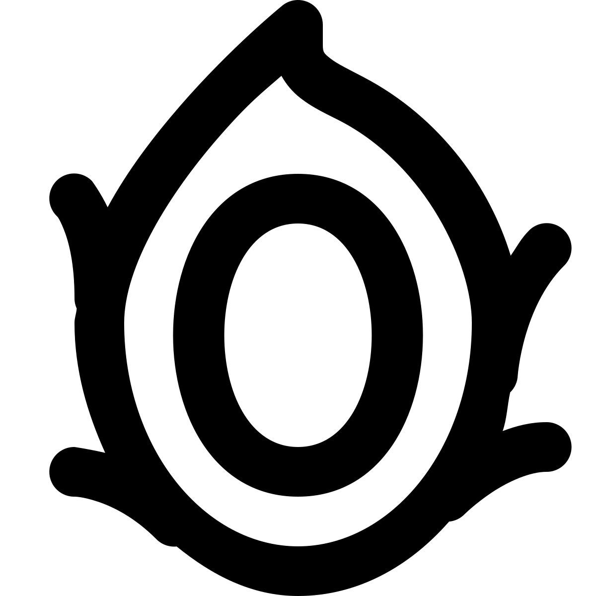 forma regular style fruta del dragón icon