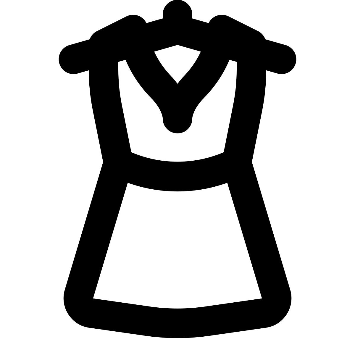 forma regular style vista frontal do vestido icon