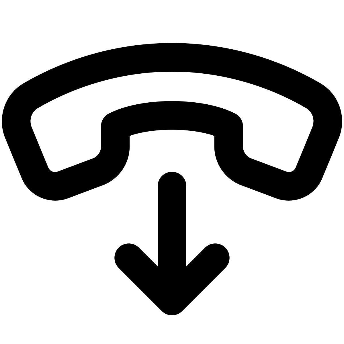 forma regular style end call icon