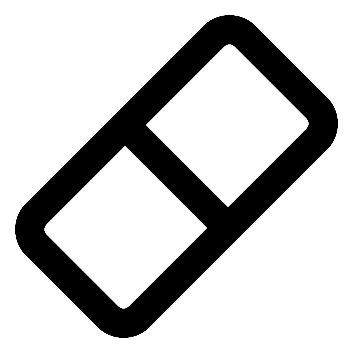 forma regular style goma de borrar icon