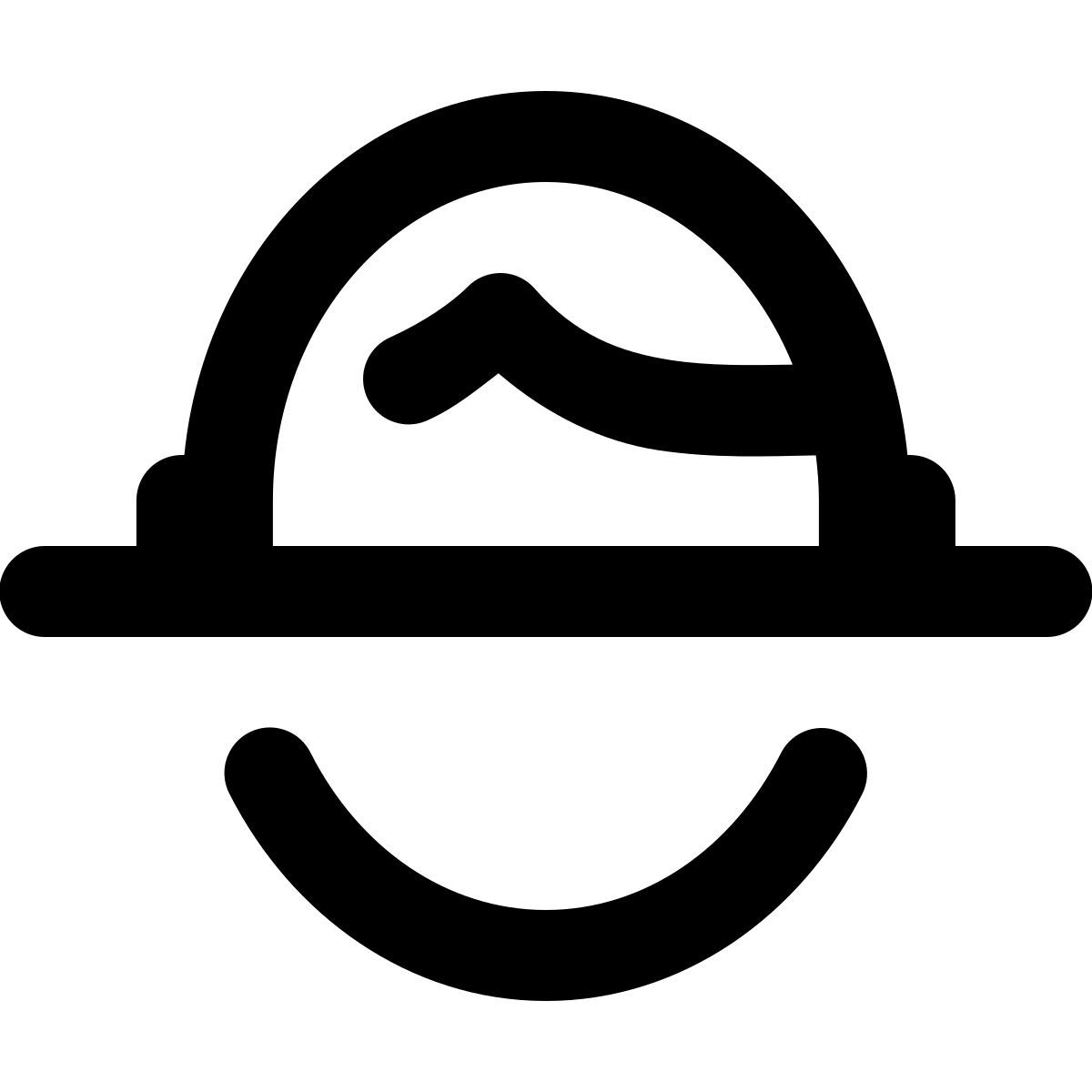 forma regular style facial recognition icon