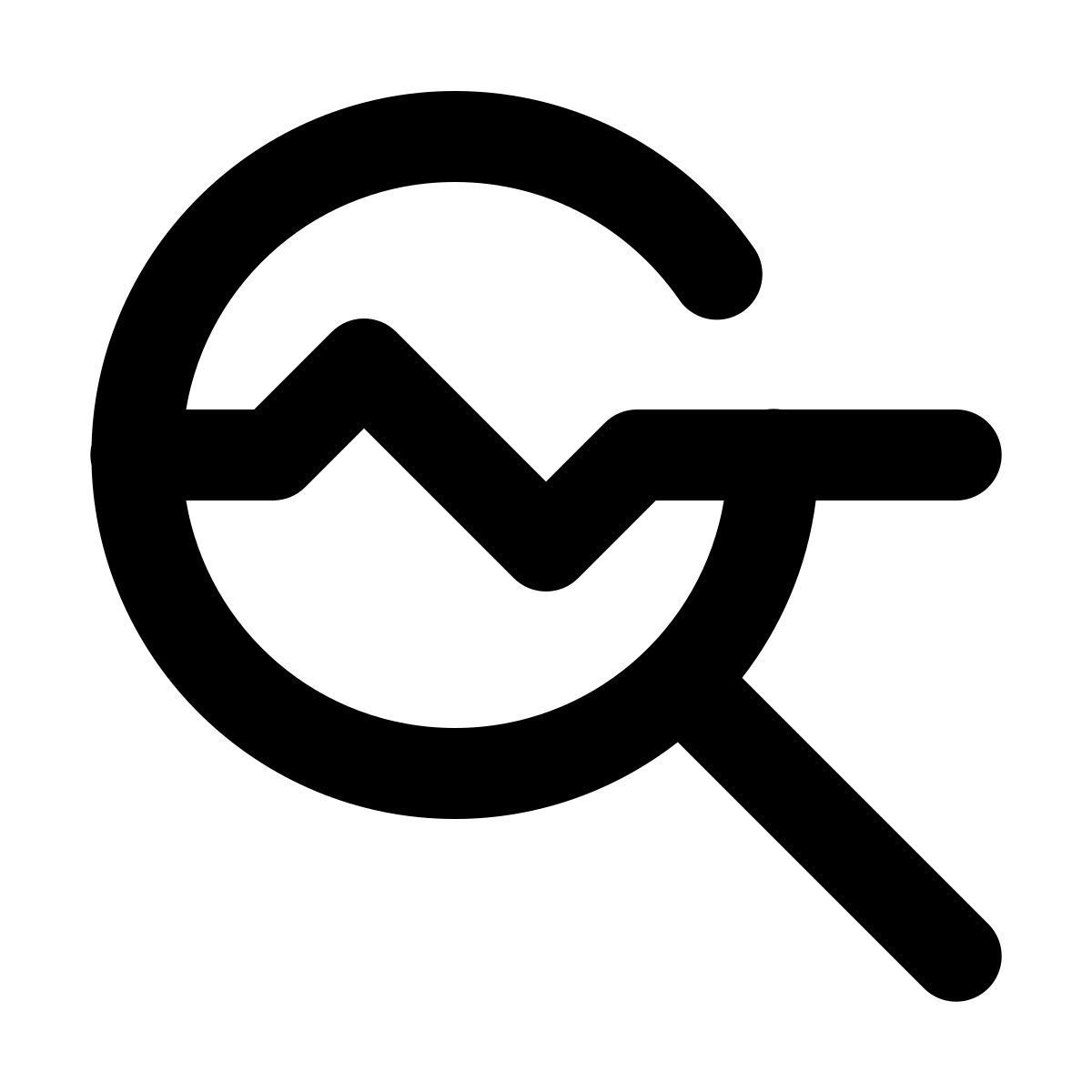 forma regular style financial growth analysis icon