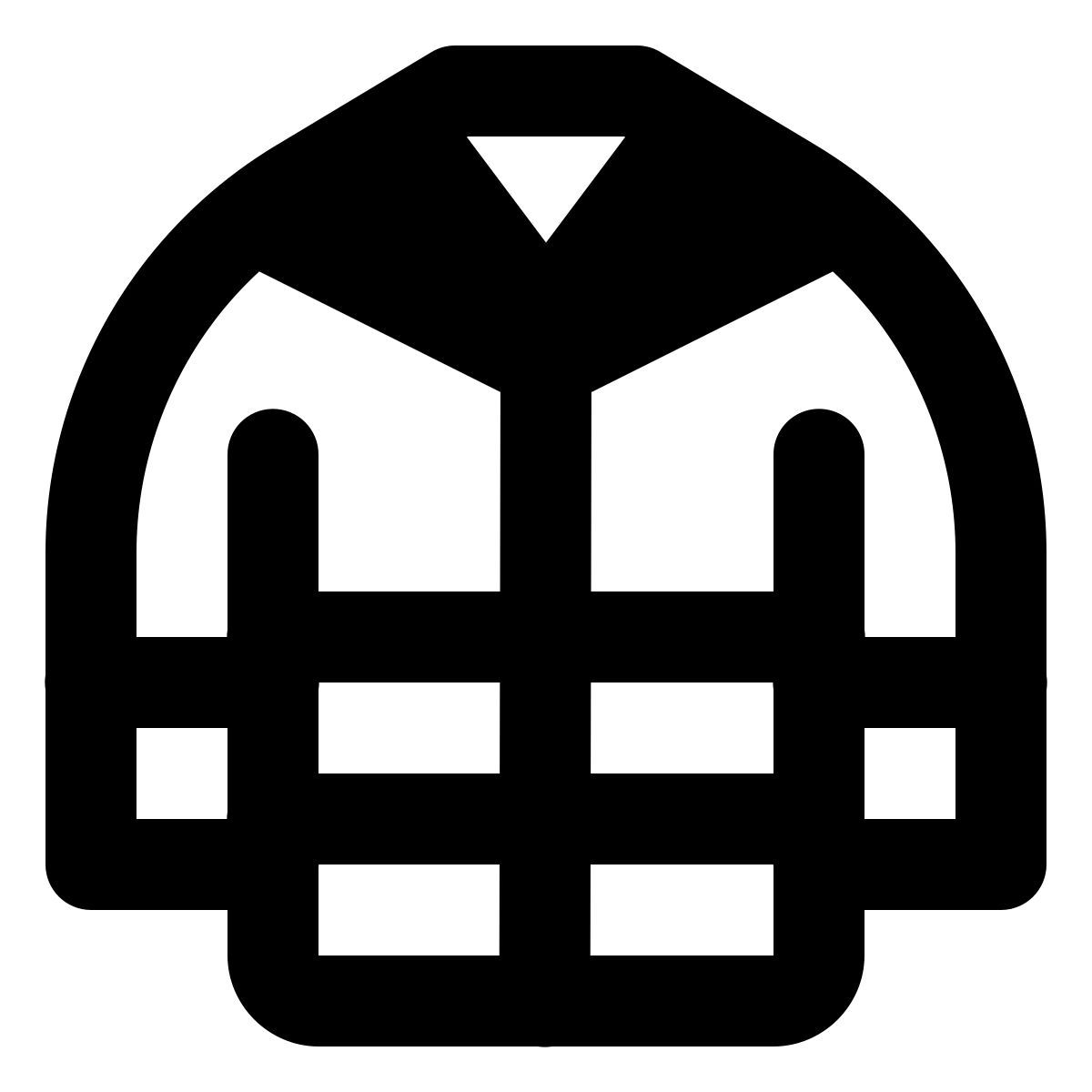 forma regular style cappotto da vigile del fuoco icon