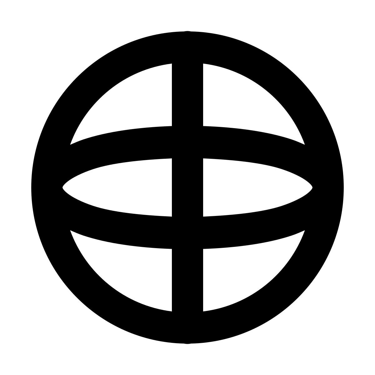 forma regular style globo icon