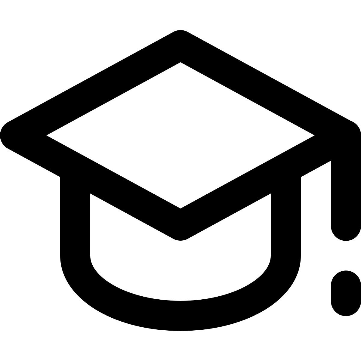 forma regular style 졸업 모자 icon