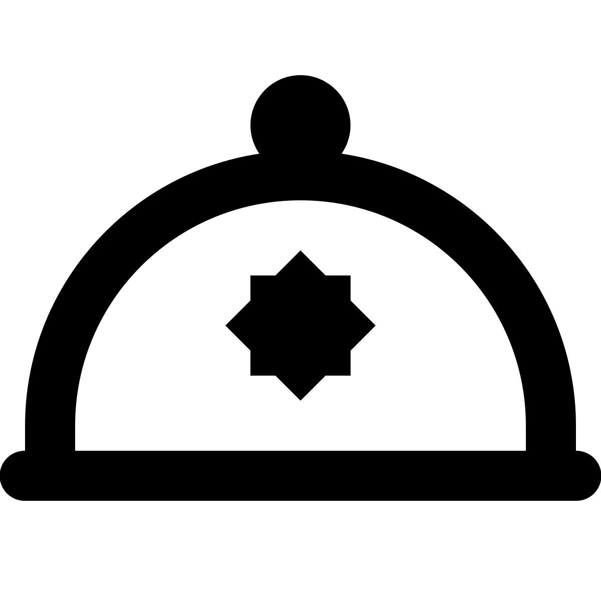forma regular style comida halal icon
