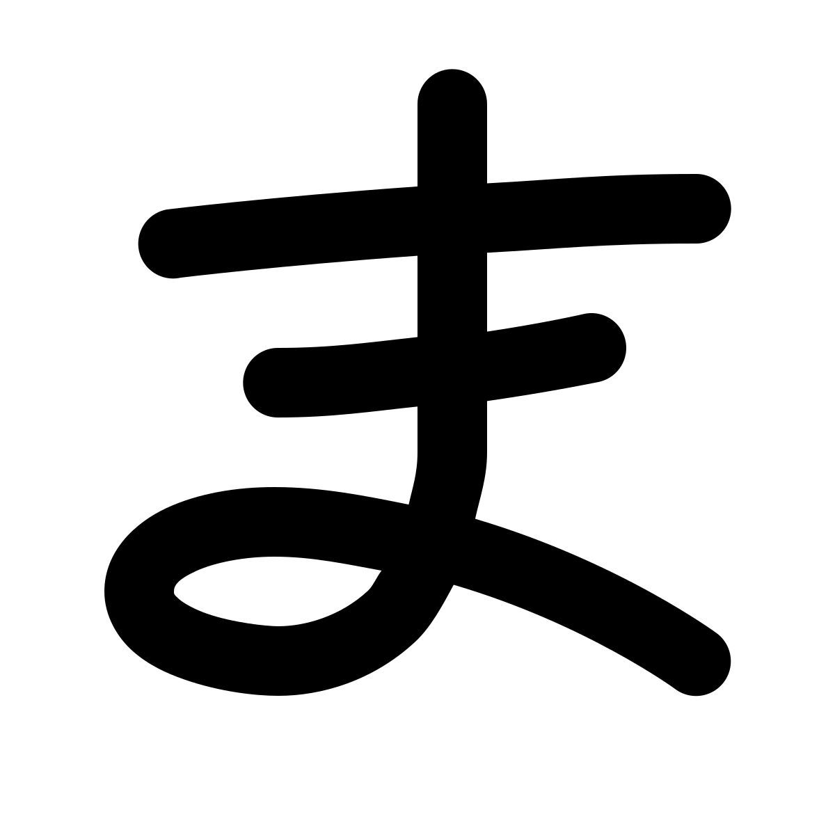 forma regular style 平假名ma icon