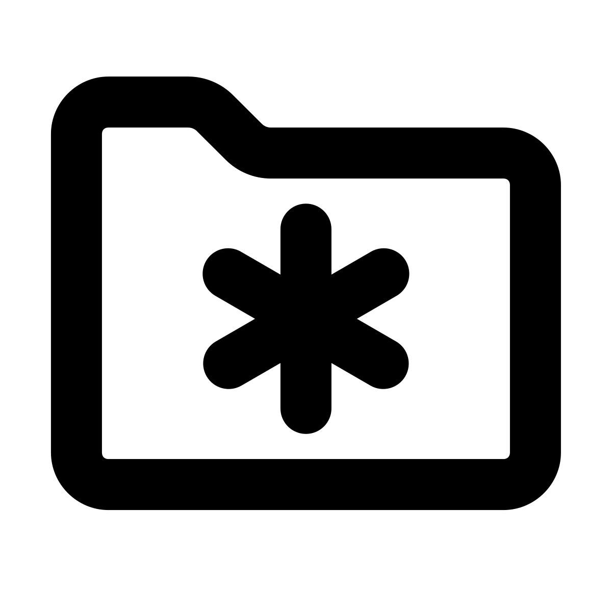 forma regular style carpeta de hospital icon