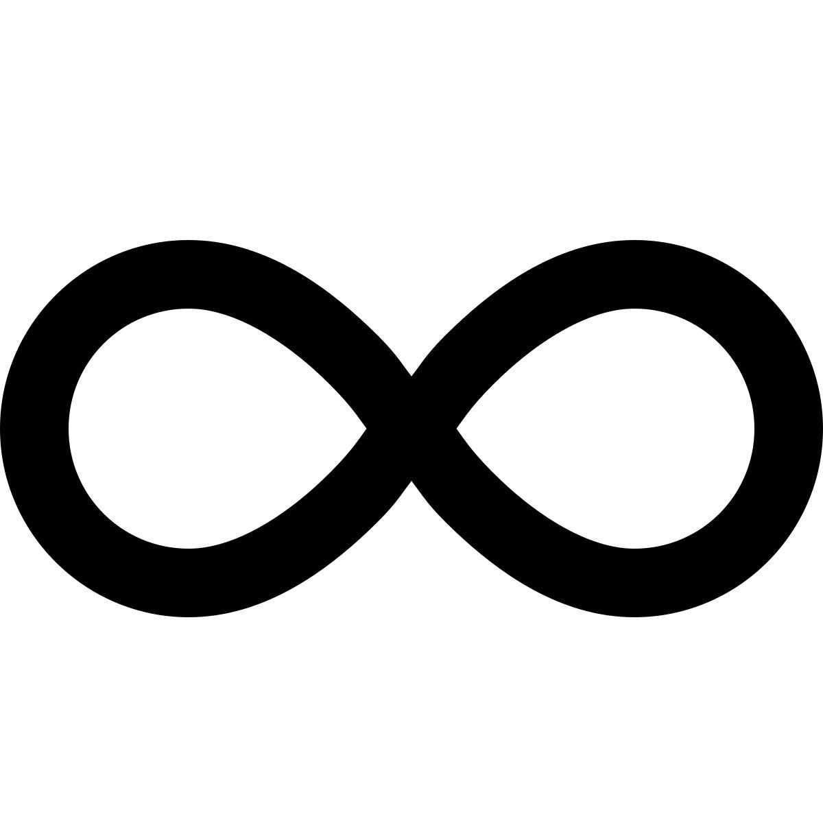 forma regular style infinity icon