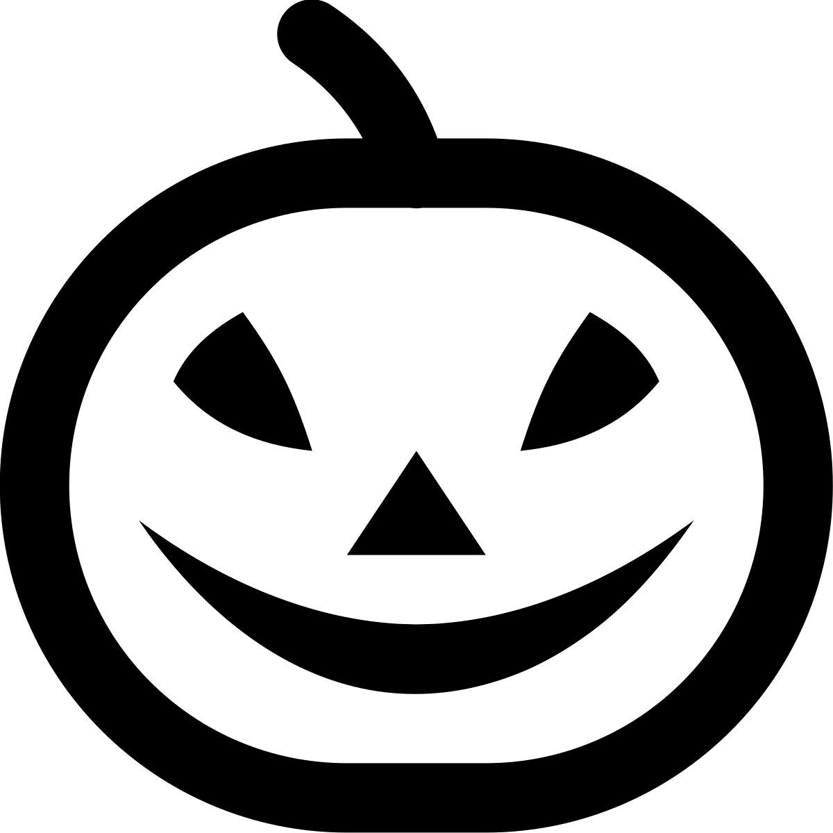 forma regular style jack o'lantern icon