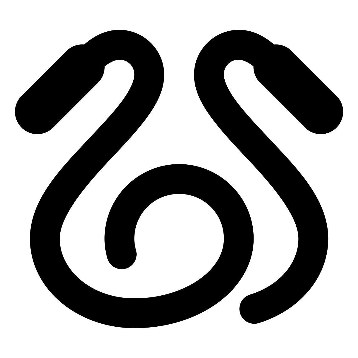 forma regular style cuerda de salto icon