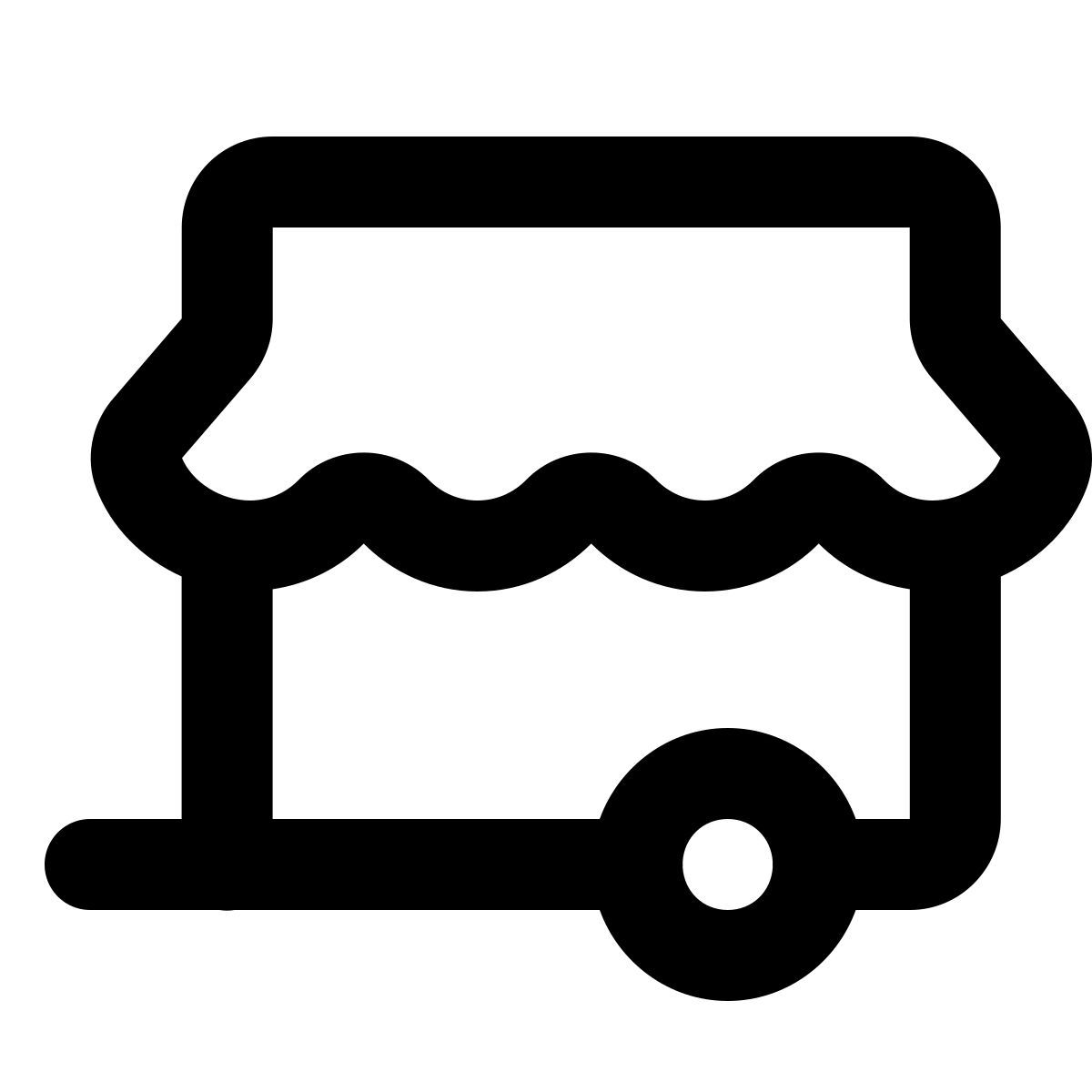 forma regular style 车轮上的报亭 icon