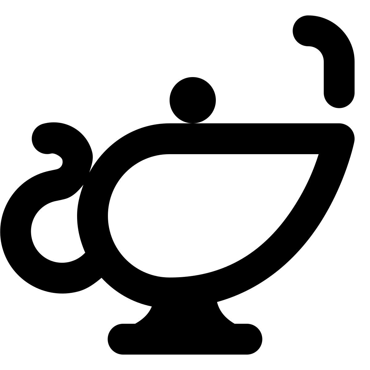 forma regular style lampada di aladino icon